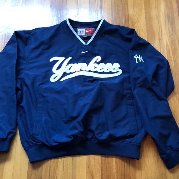 Nike Other - Nike yankee windbreaker v neck medium